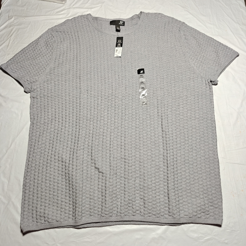 NWT J.Ferrar Men's Crew Neck Short Sleeve Pullover Sweater Size XXL